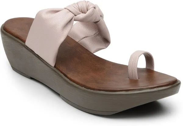Pink_Solid_Slip-On_Artificial_Leather_Wedges_For_Women