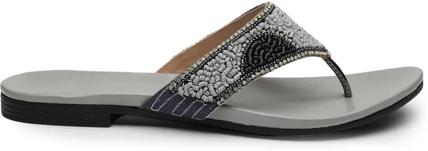 Grey_Solid_Slip-On_Artificial_Leather_Flats_For_Women