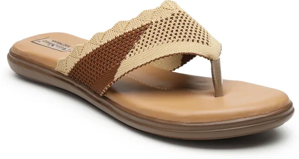 Brown_Solid_Slip-On_Mesh_Flats_For_Women