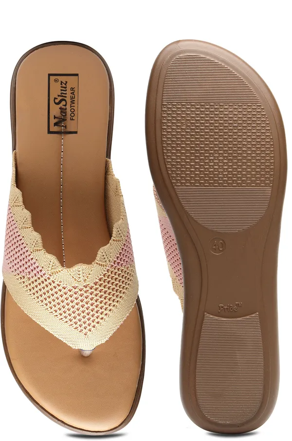 Pink_Solid_Slip-On_Mesh_Flats_For_Women