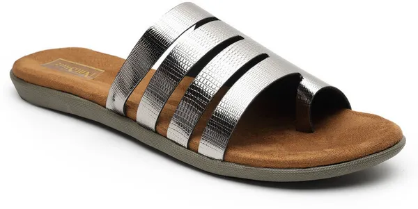 Silver_Solid_Thermoplastic_Rubber_Slippers_For_Women