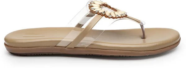 Brown_Solid_Slip-On_Synthetic_Flats_For_Women