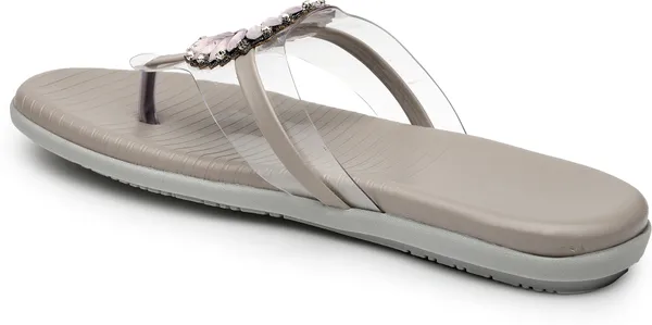Grey_Solid_Slip-On_Synthetic_Flats_For_Women