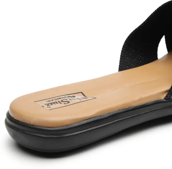 Black_Solid_Slip-On_Mesh_Casual_Wedges_For_Women