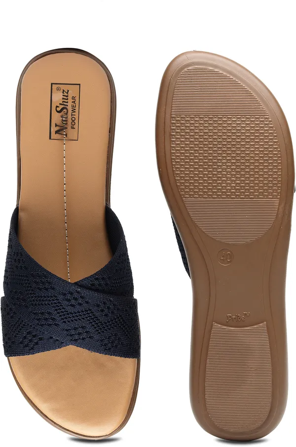 Blue_Solid_Slip-On_Mesh_Casual_Wedges_For_Women
