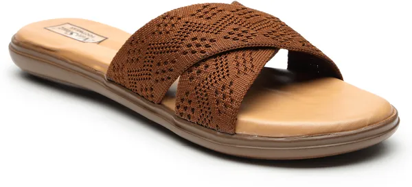Brown_Solid_Slip-On_Mesh_Casual_Wedges_For_Women