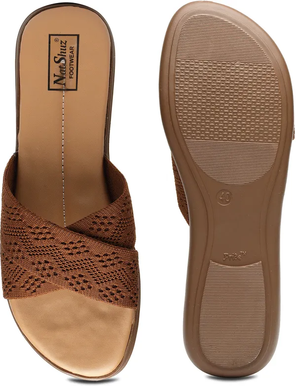 Brown_Solid_Slip-On_Mesh_Casual_Wedges_For_Women