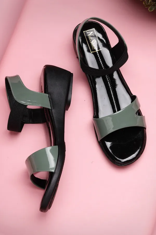 Olive_Solid_Slip-On_Synthetic_Casual_Wedges_For_Women