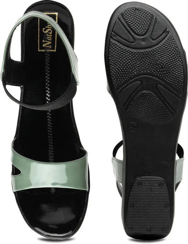 Olive_Solid_Slip-On_Synthetic_Casual_Wedges_For_Women