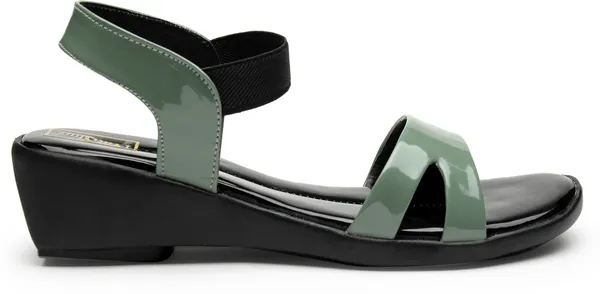 Olive_Solid_Slip-On_Synthetic_Casual_Wedges_For_Women