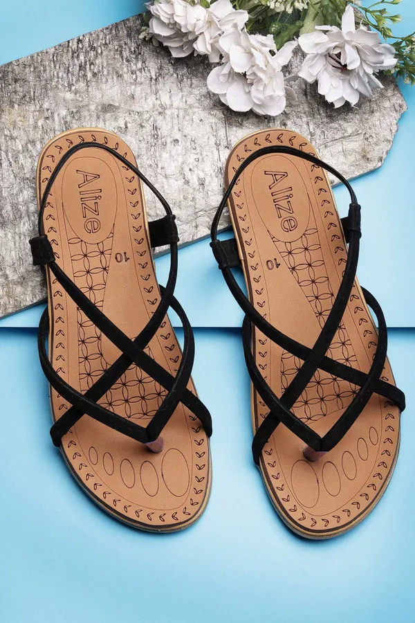 Black_Solid_Slip-On_Artificial_Leather_Casual_Wedges_For_Women