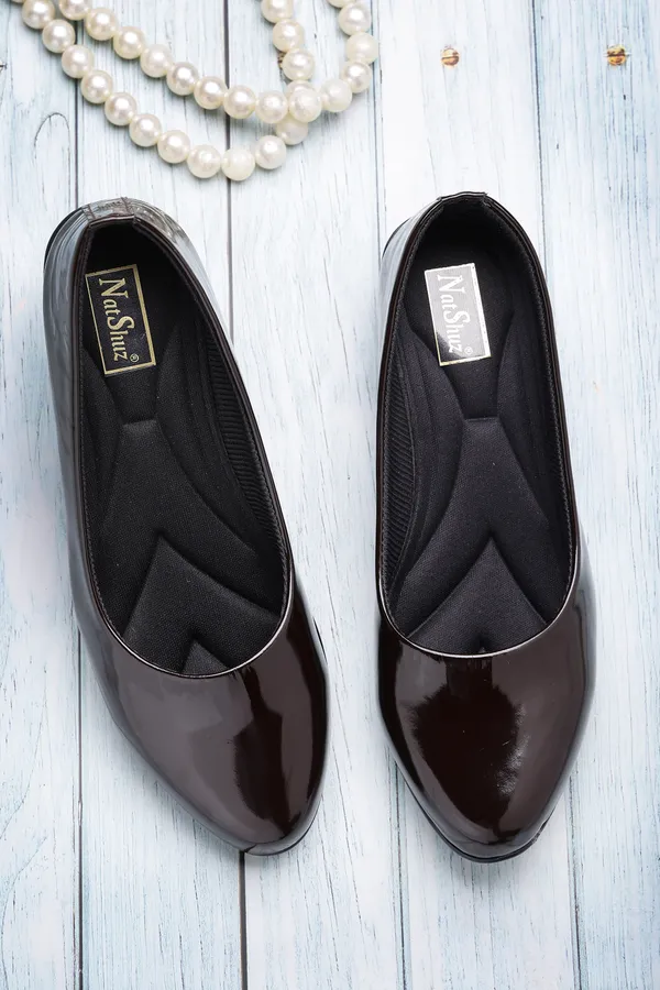 Brown_Women_Solid_Round_Toe_Patent_Leather_Formal_Bellies