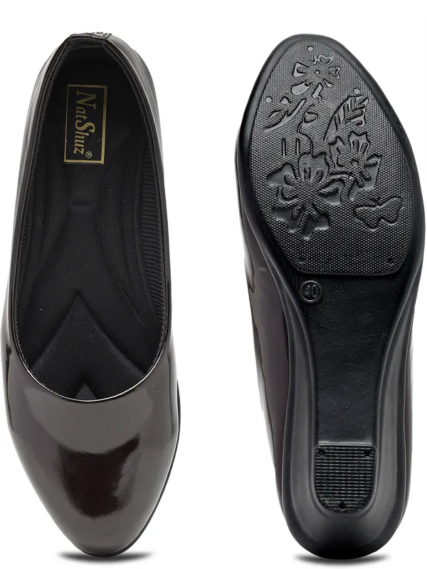 Brown_Women_Solid_Round_Toe_Patent_Leather_Formal_Bellies