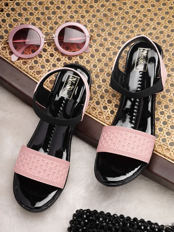 Pink_Women_Solid_Synthetic_Slip_On__Heels