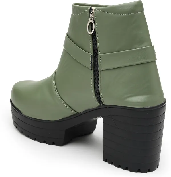 Olive_Solid_Round_Synthetic_Casual_Boots_For_Women