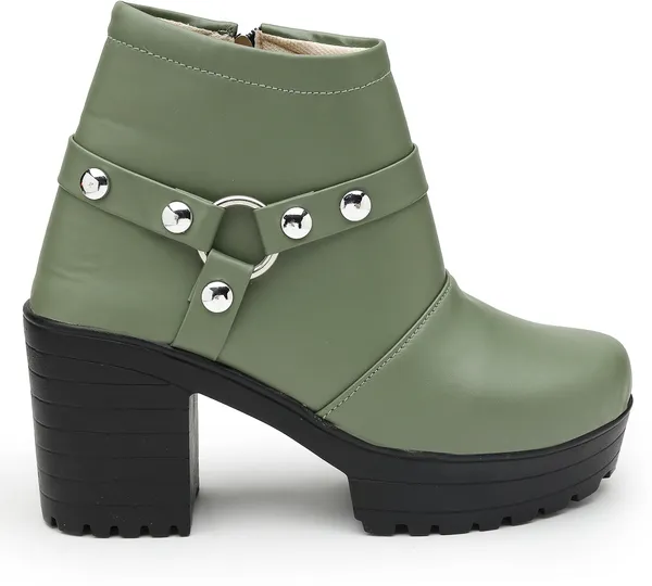 Olive_Solid_Round_Synthetic_Casual_Boots_For_Women
