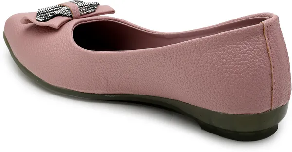 Pink_Solid_Pointed_Synthetic_Leather_Casual_Bellies_For_Women
