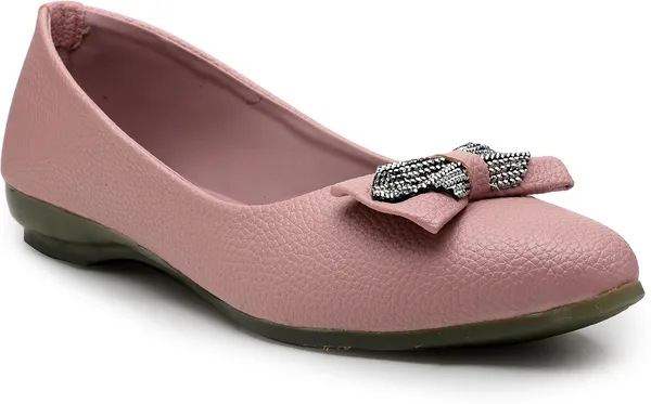 Pink_Solid_Pointed_Synthetic_Leather_Casual_Bellies_For_Women