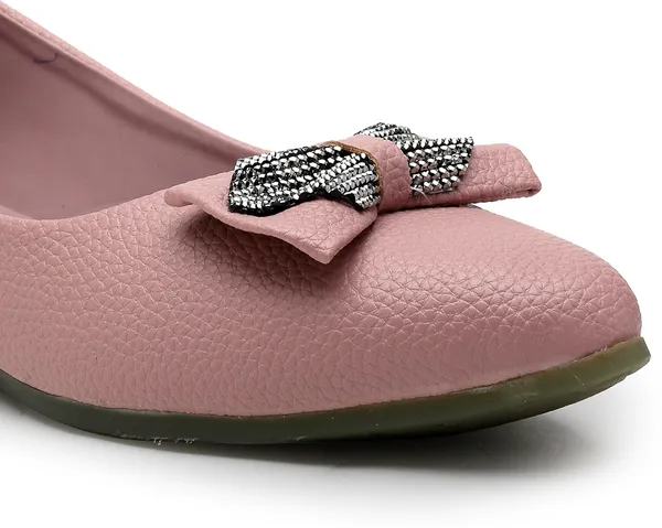 Pink_Solid_Pointed_Synthetic_Leather_Casual_Bellies_For_Women