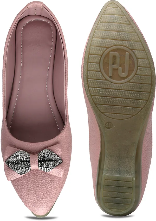 Pink_Solid_Pointed_Synthetic_Leather_Casual_Bellies_For_Women
