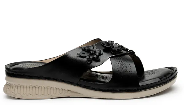 Black_Solid_Slip-On_Artificial_Leather_Casual_Wedges_For_Women