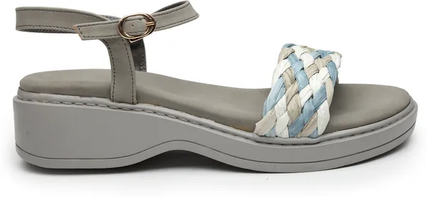Grey_Solid_Slip-On_Artificial_Leather_Wedges_For_Women