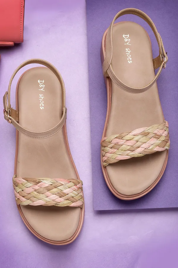 Pink_Solid_Slip-On_Artificial_Leather_Wedges_For_Women