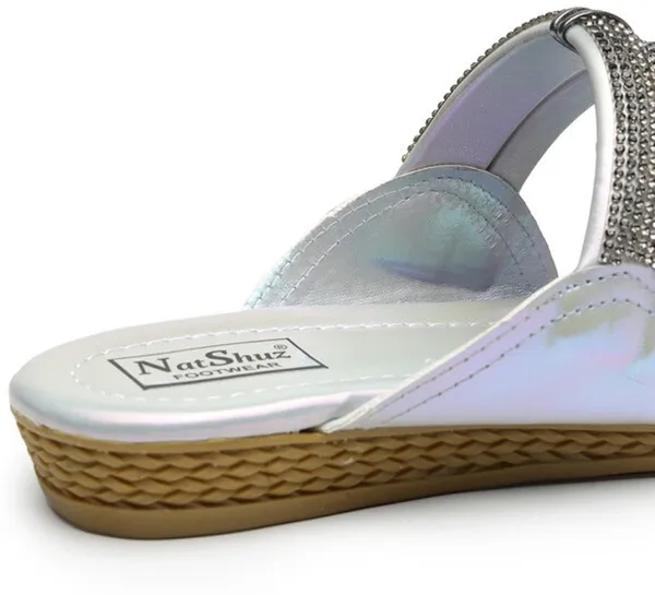 Silver_Solid_Slip-On_Artificial_Leather_Flats_For_Women