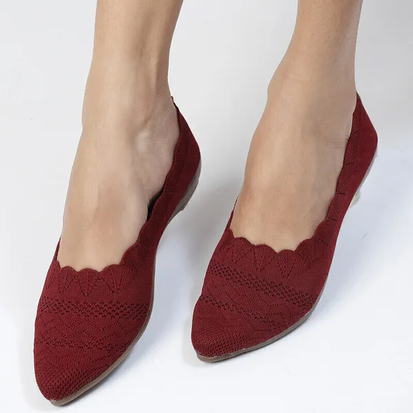 Maroon_Women_Solid_Pointed_Toe_Mesh_Casual_Bellies