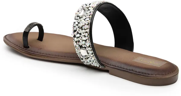 Black_Solid_Thermoplastic_Rubber_Slippers_For_Women