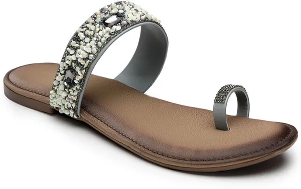 Grey_Solid_Slip-On_Artificial_Leather_Flats_For_Women