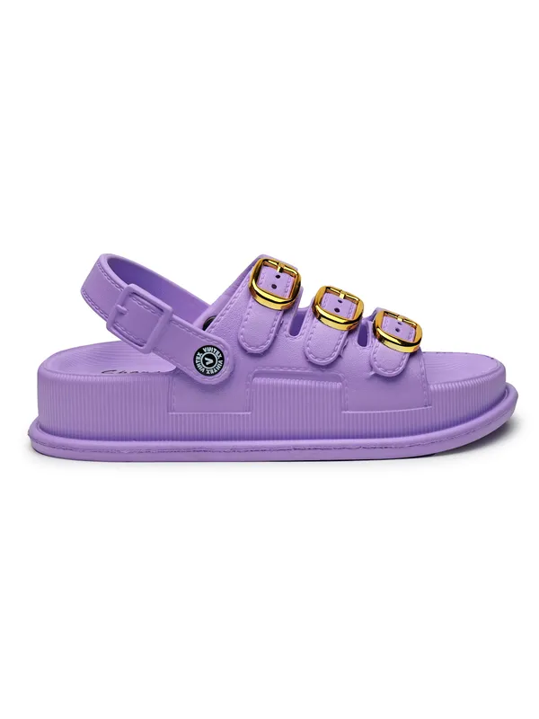 NATSHUZ_Triple_Buckle_Sandals_–_White_&_Gold