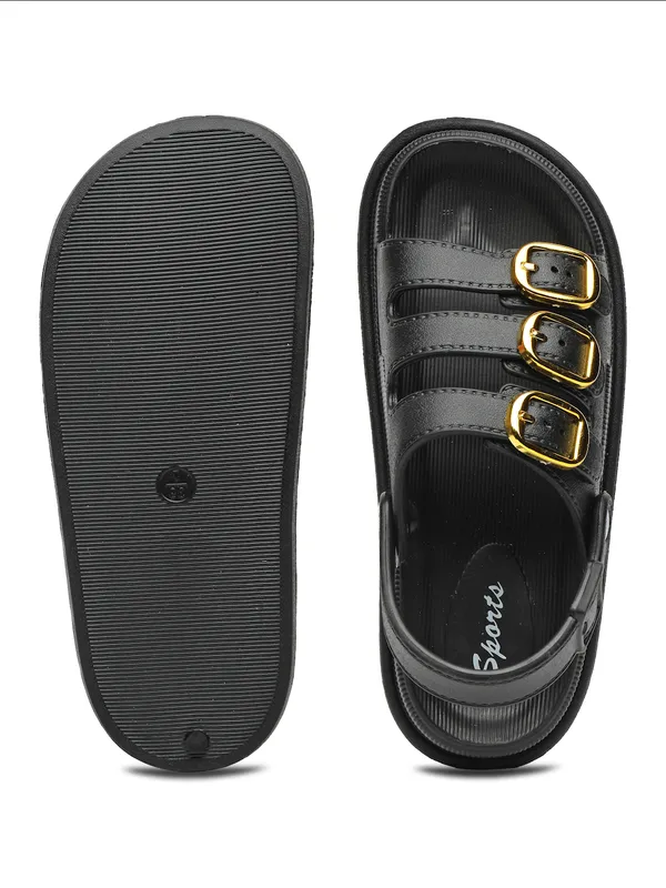 NATSHUZ_Triple_Buckle_Sandals_–_White_&_Gold