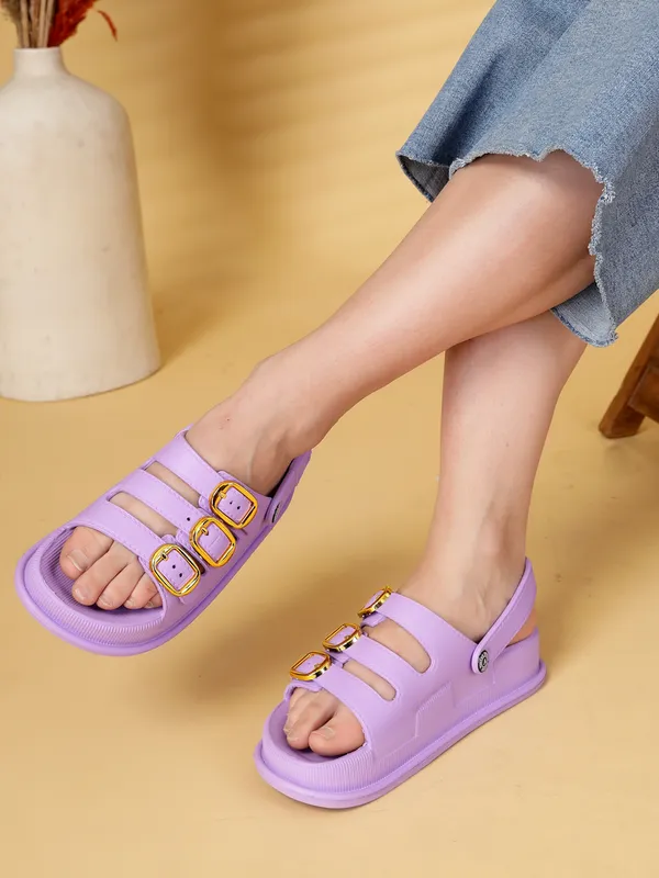 NATSHUZ_Triple_Buckle_Sandals_–_White_&_Gold