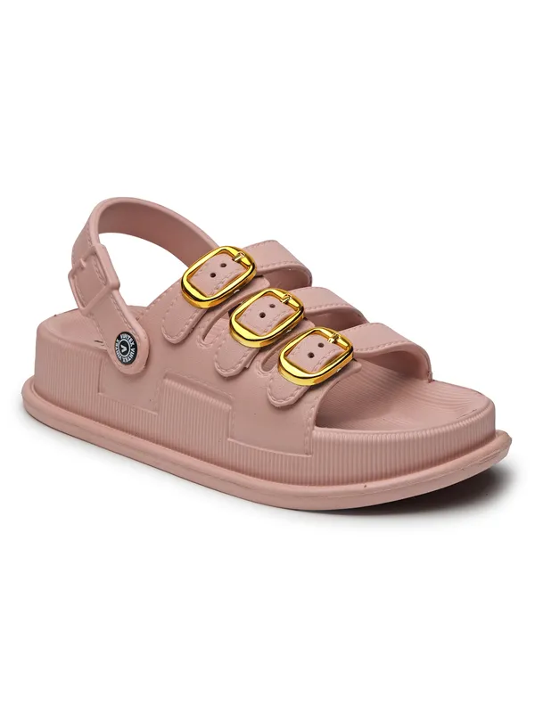 NATSHUZ_Triple_Buckle_Sandals_–_White_&_Gold