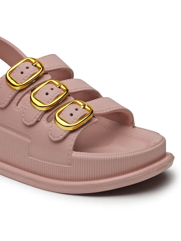 NATSHUZ_Triple_Buckle_Sandals_–_White_&_Gold