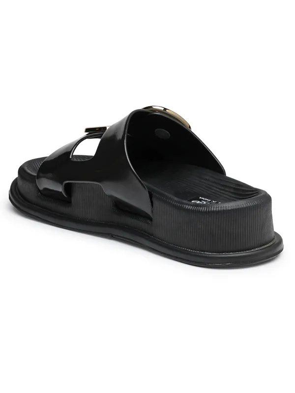 Women's_Glossy_Double_Buckle_Slip-On_Sandals_–_Chic,_Water-Resistant,_Lightweight_Comfort_Slides