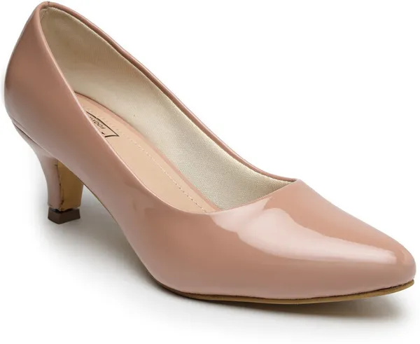 Pink_Bellies_for_Women_|_Round_Toe_Solid_Synthetic_Casual_Bellies