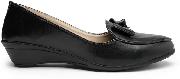 Black_Solid_Round_Toe_Patent_Leather_Casual_Bellies_For_Women