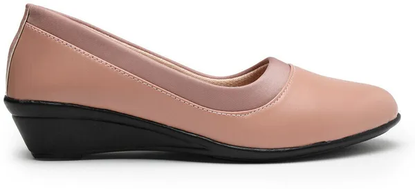 Pink_Women_Solid_Round_Toe_Synthetic_Casual_Bellies