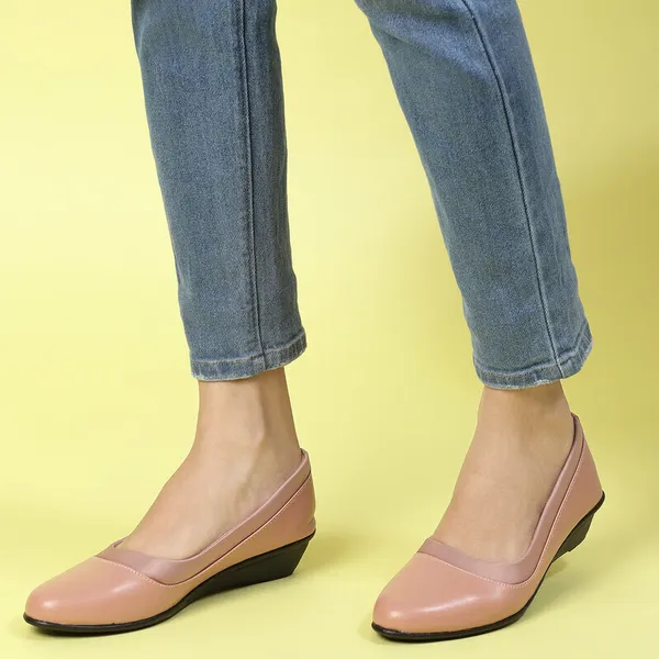 Pink_Women_Solid_Round_Toe_Synthetic_Casual_Bellies