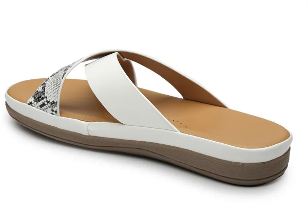 White_Solid_Slip-On_Artificial_Leather_Casual_Wedges_For_Women