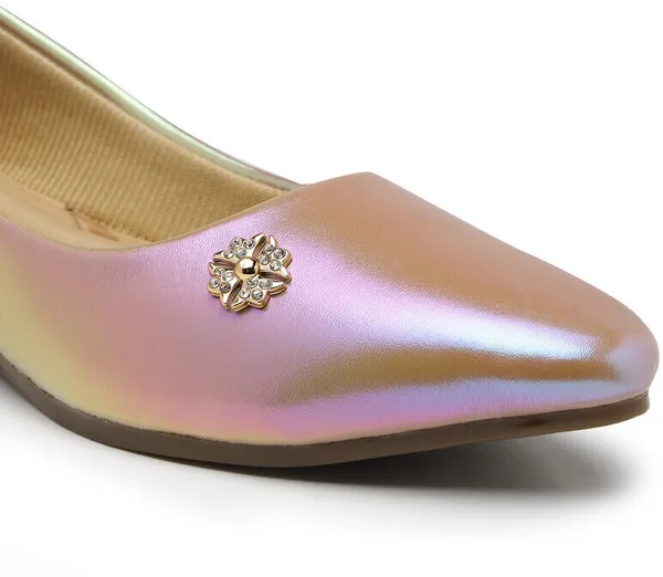 Gold_Women_Solid_Round_Toe_Synthetic_Casual_Bellies