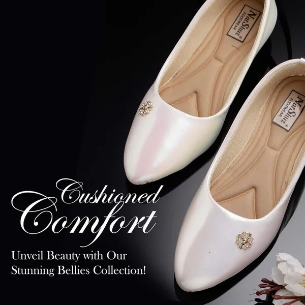 Off_White_Women_Solid_Round_Toe_Synthetic_Casual_Bellies