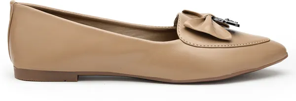 Tan_Solid_Pointed_Synthetic_Casual_Bellies_For_Women
