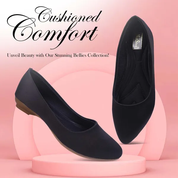 Black_Bellies_for_Women_|_Slip-On_Solid_Lycra_Casual_Bellies