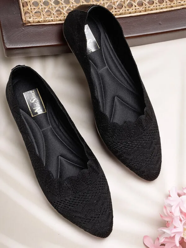 Black_Women_Solid_Slip_On_Mesh_Casual_Bellies