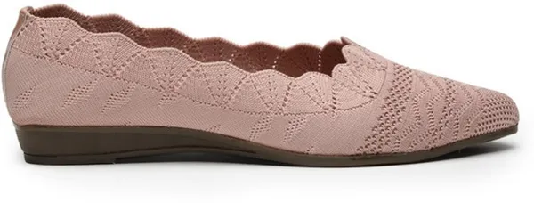 Pink_Solid_Slip_On_Mesh_Casual__For_Women