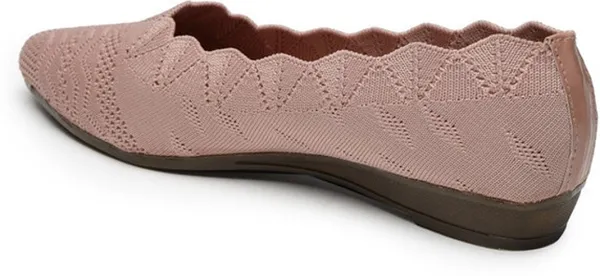 Pink_Solid_Slip_On_Mesh_Casual__For_Women