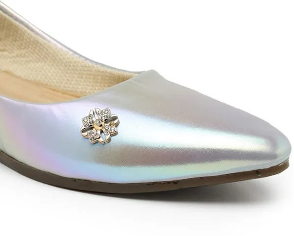 Silver_Solid__Synthetic_Casual__For_Women